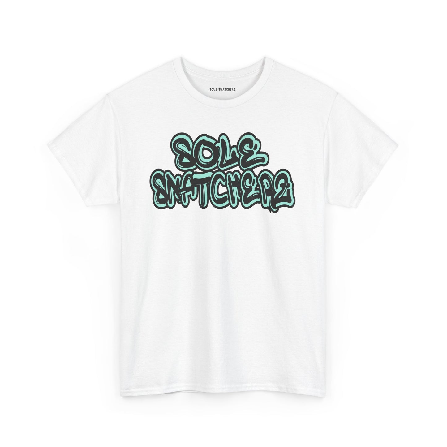 Sole Snatcherz Graffiti Green Glow Tee White