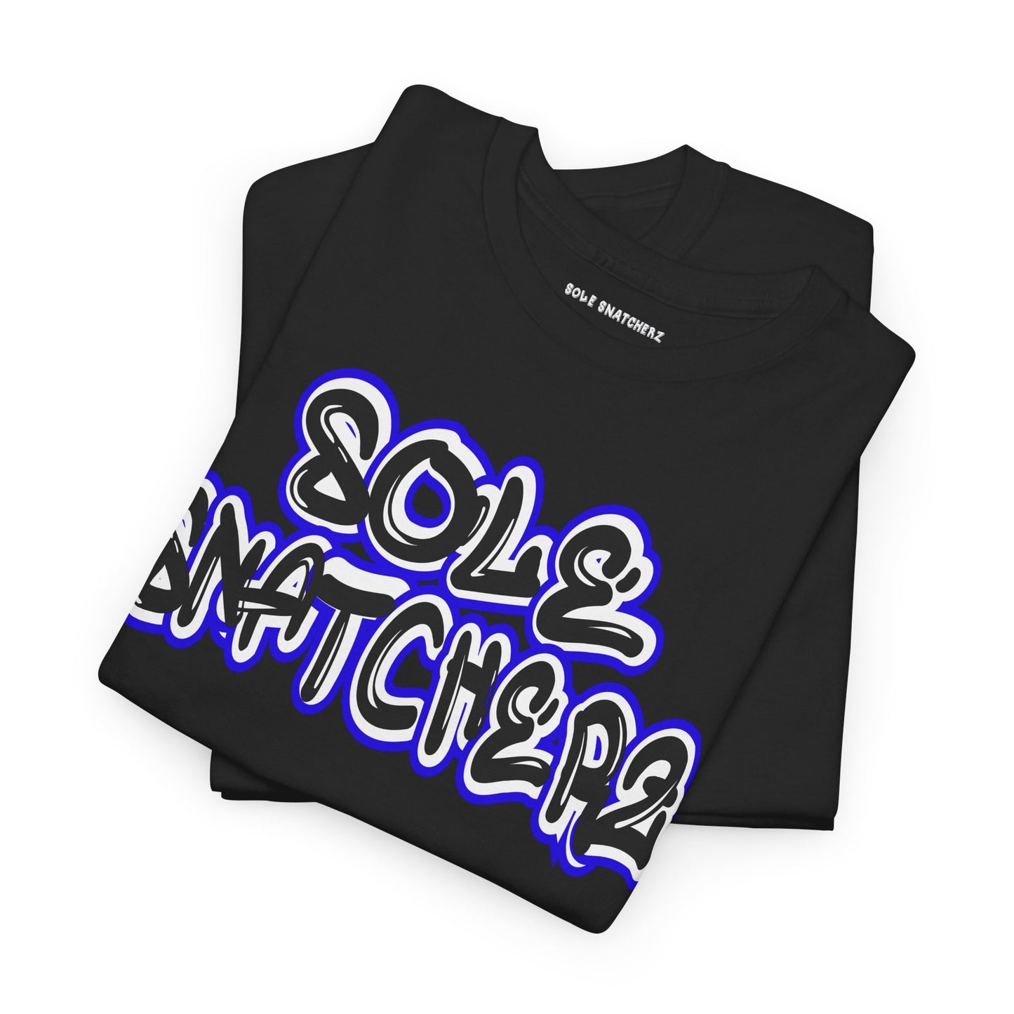 Sole Snatcherz Graffiti Royal Black Tee