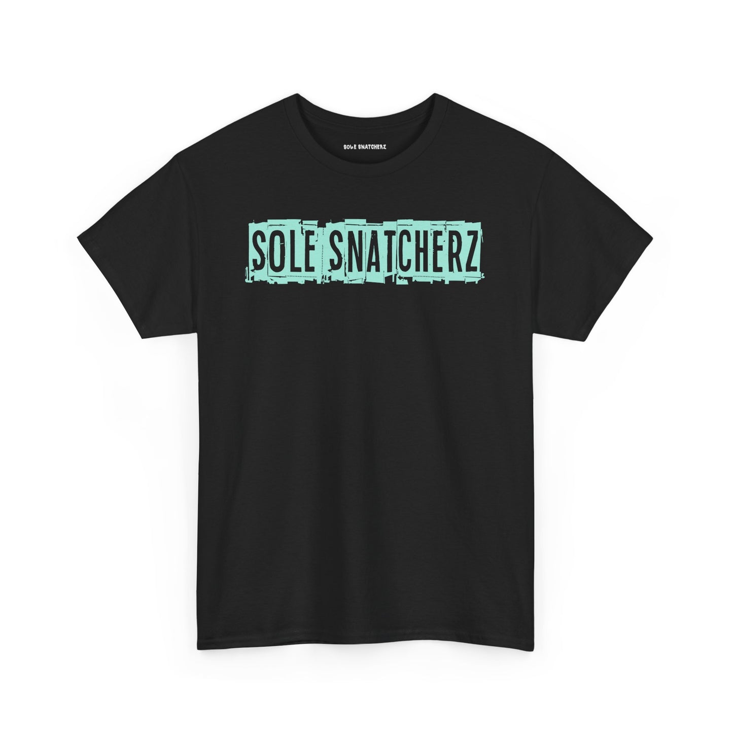 Sole Snatcherz Block Green Glow Tee Black