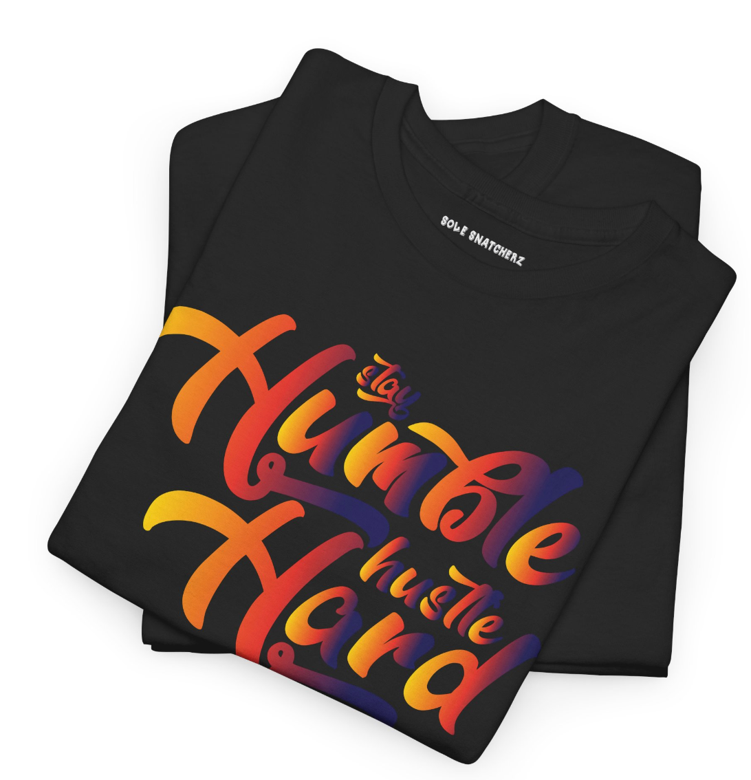 Stay Humble Hustle Hard J Balvin Tee Black