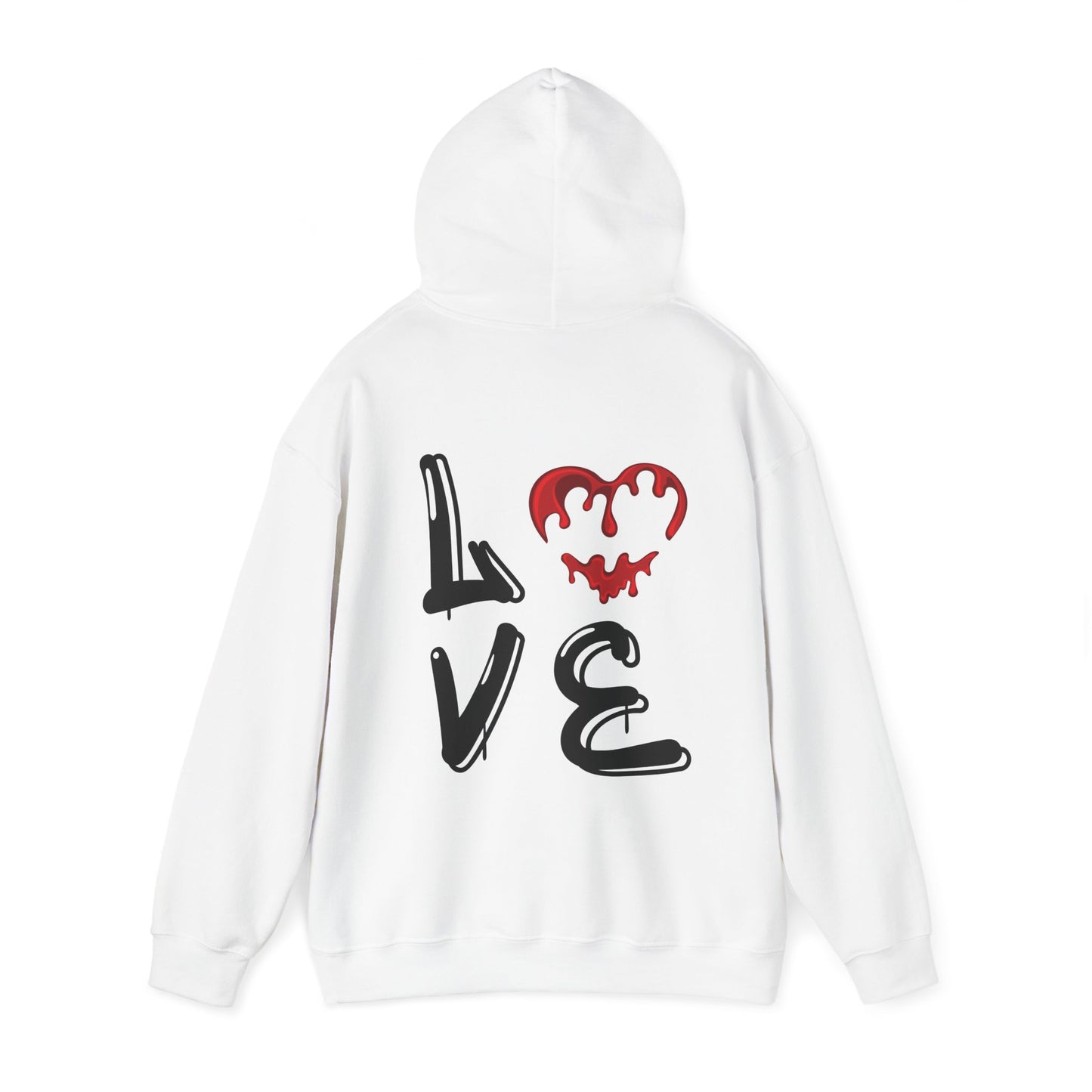 Bleeding Heart White Hoodie