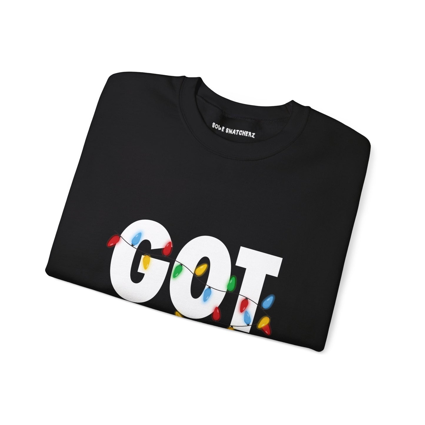 Got 'Em Holiday Crewneck Sweatshirt Black