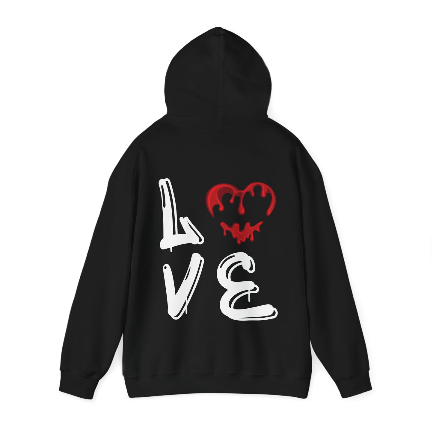 Bleeding Heart Black Hoodie