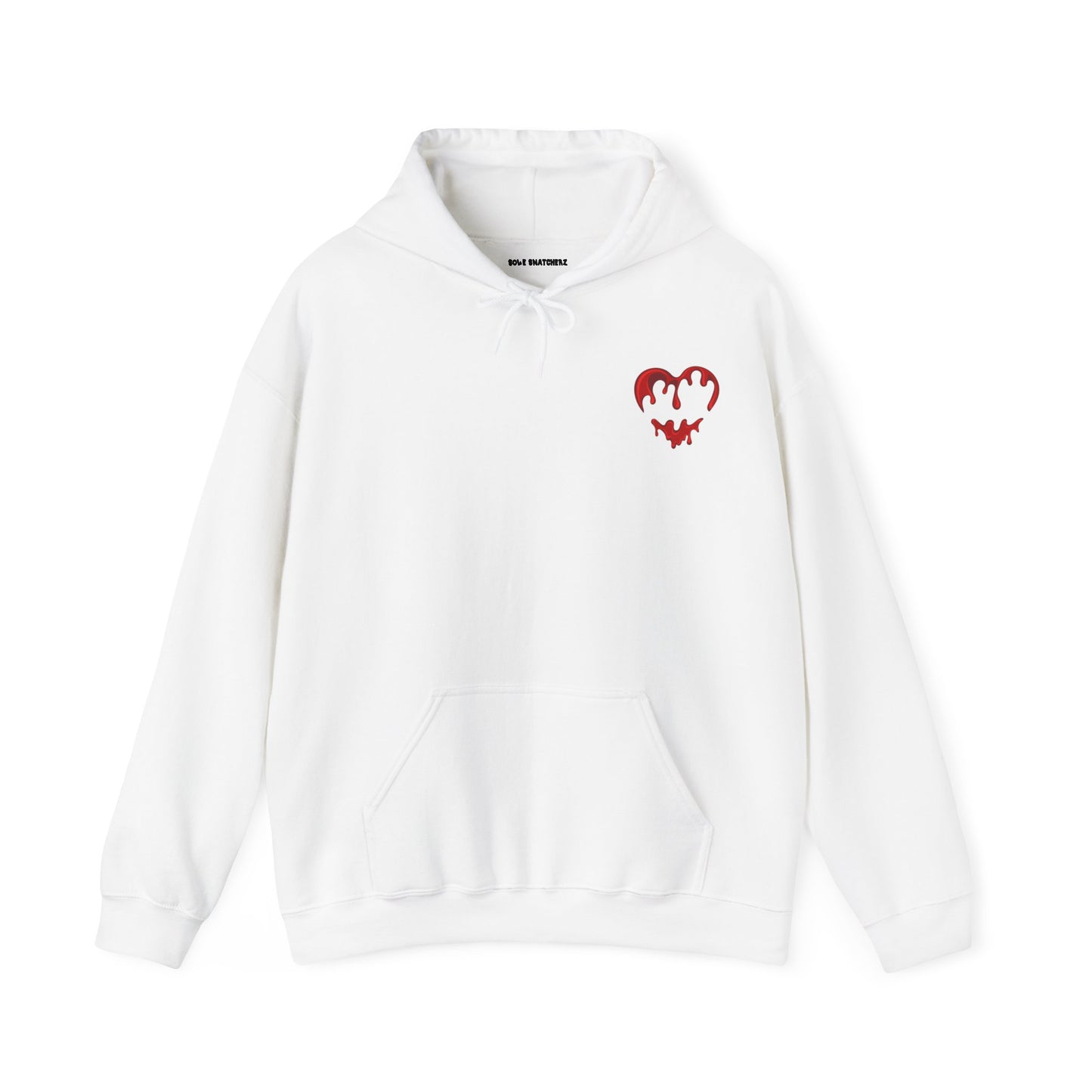 Bleeding Heart White Hoodie