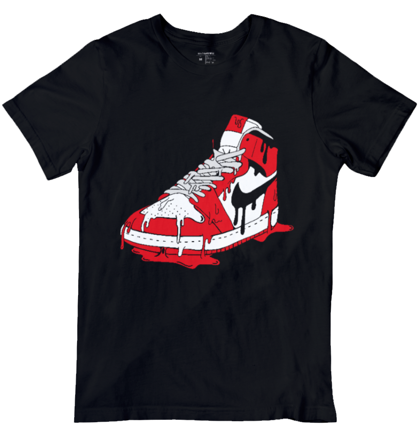BRED Retro 1 Drip Tee