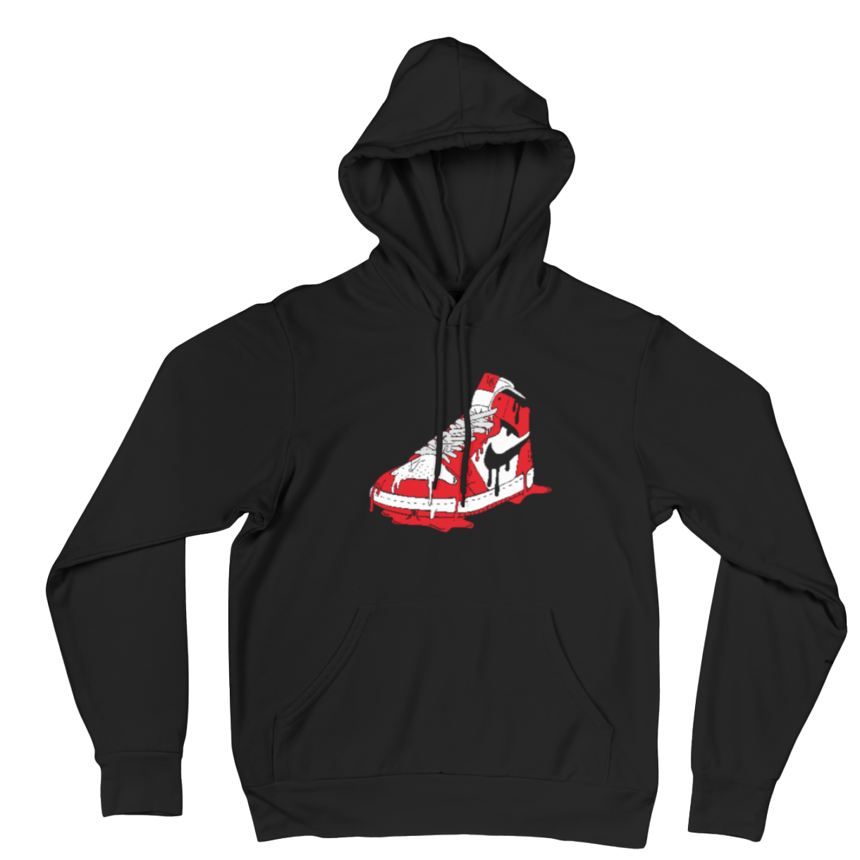 BRED Retro 1 Drip Hoodie BLK