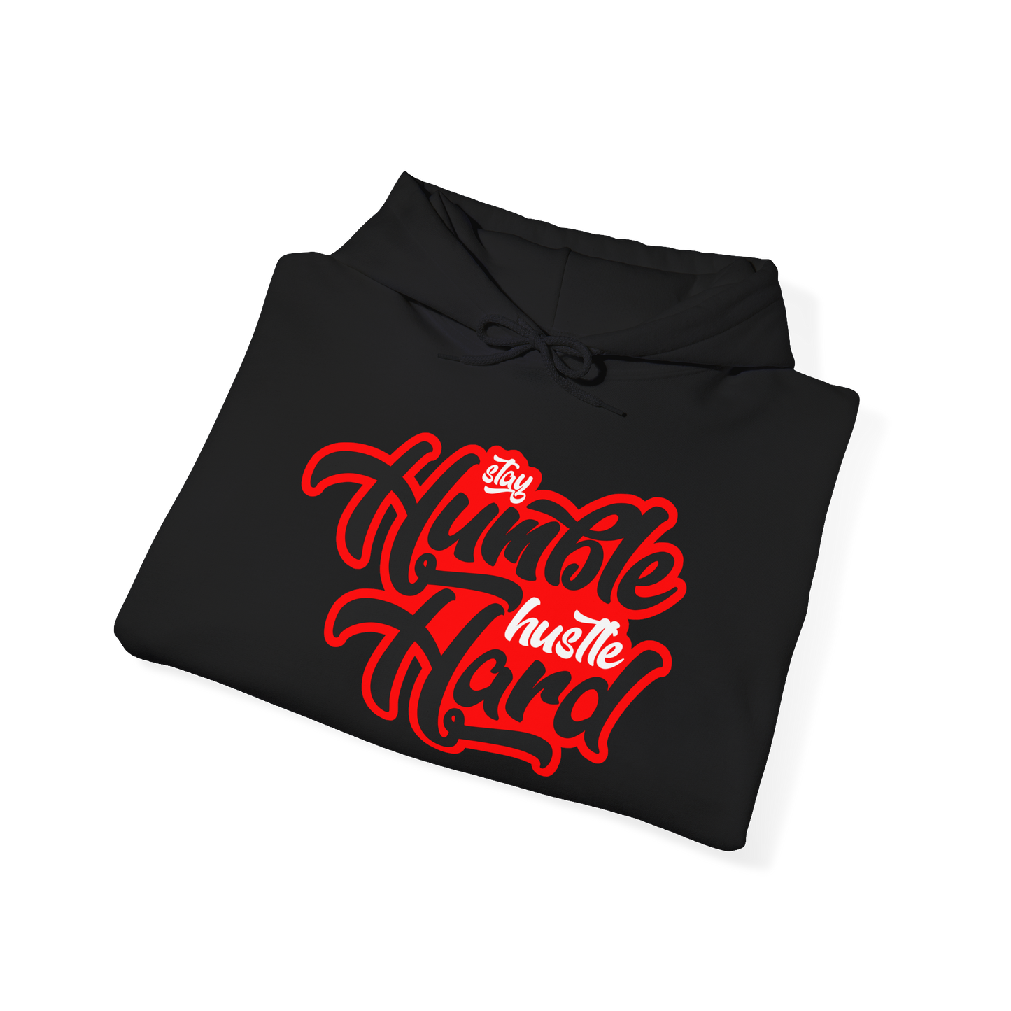 Stay Humble Hustle Hard BRED hoodie blk