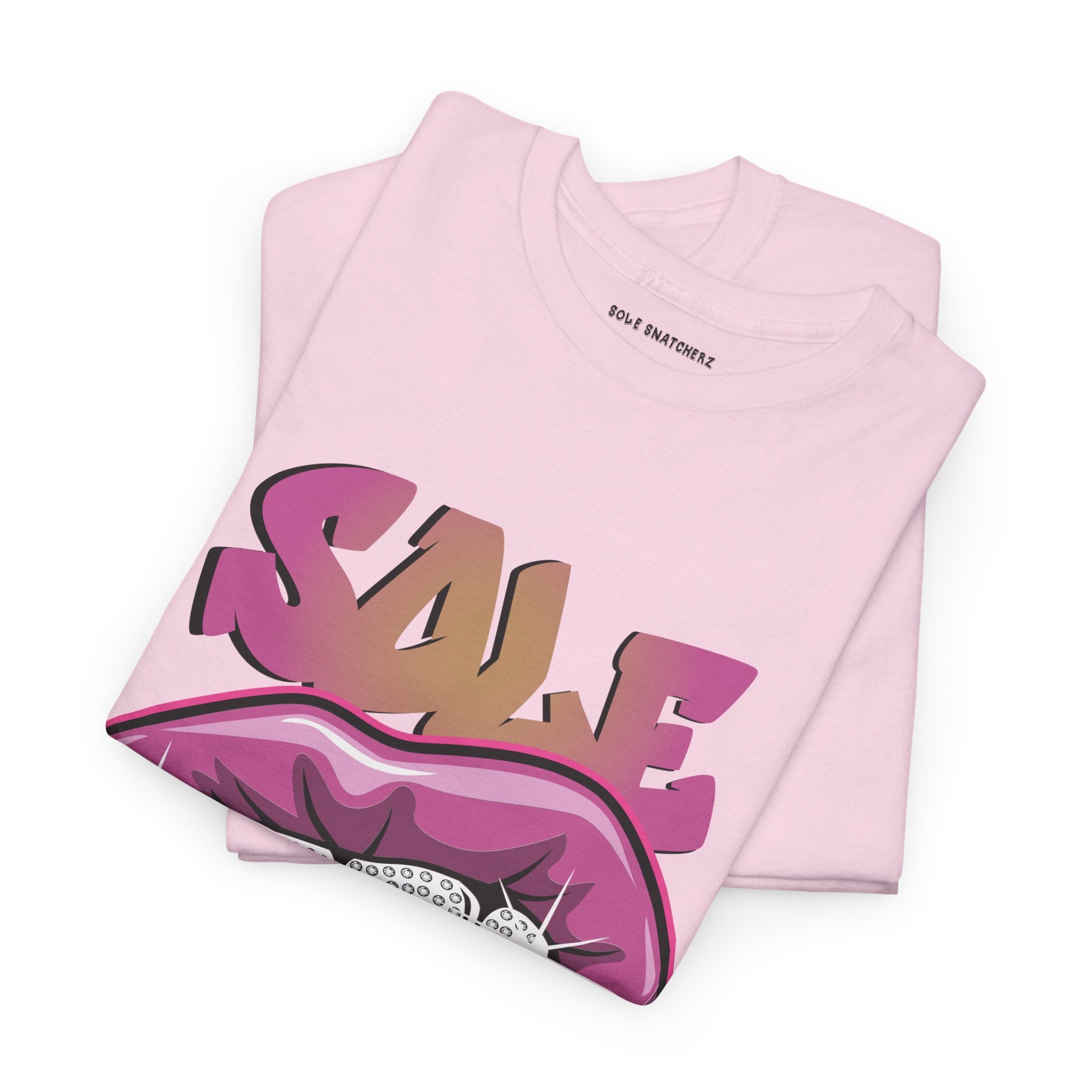 Sole Snatcherz Lips Graphic Tee Pink