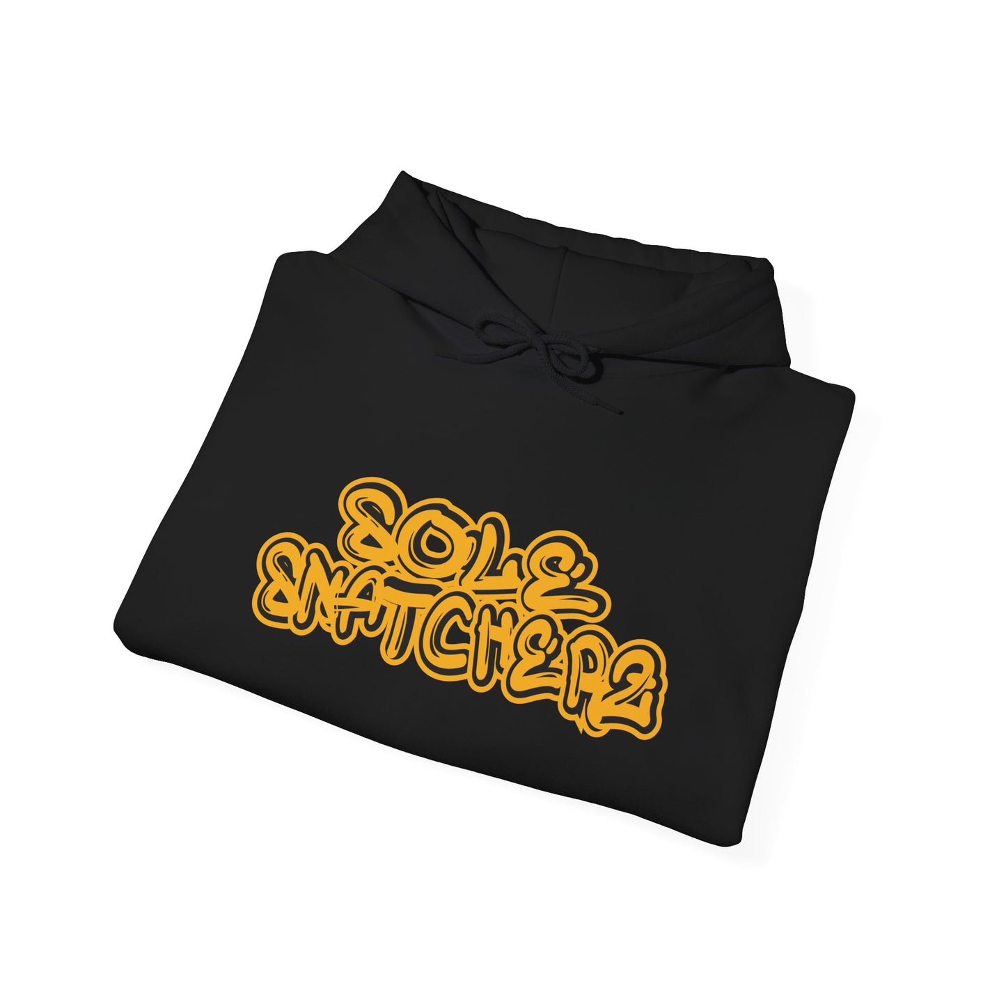 Sole Snatcherz Graffiti Hoodie Black Yellow