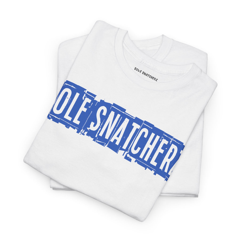 Sole Snatcherz Signature Stamp Canary Tee White