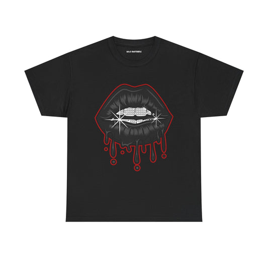Sole Snatcherz Dripping Lips BRED Tee