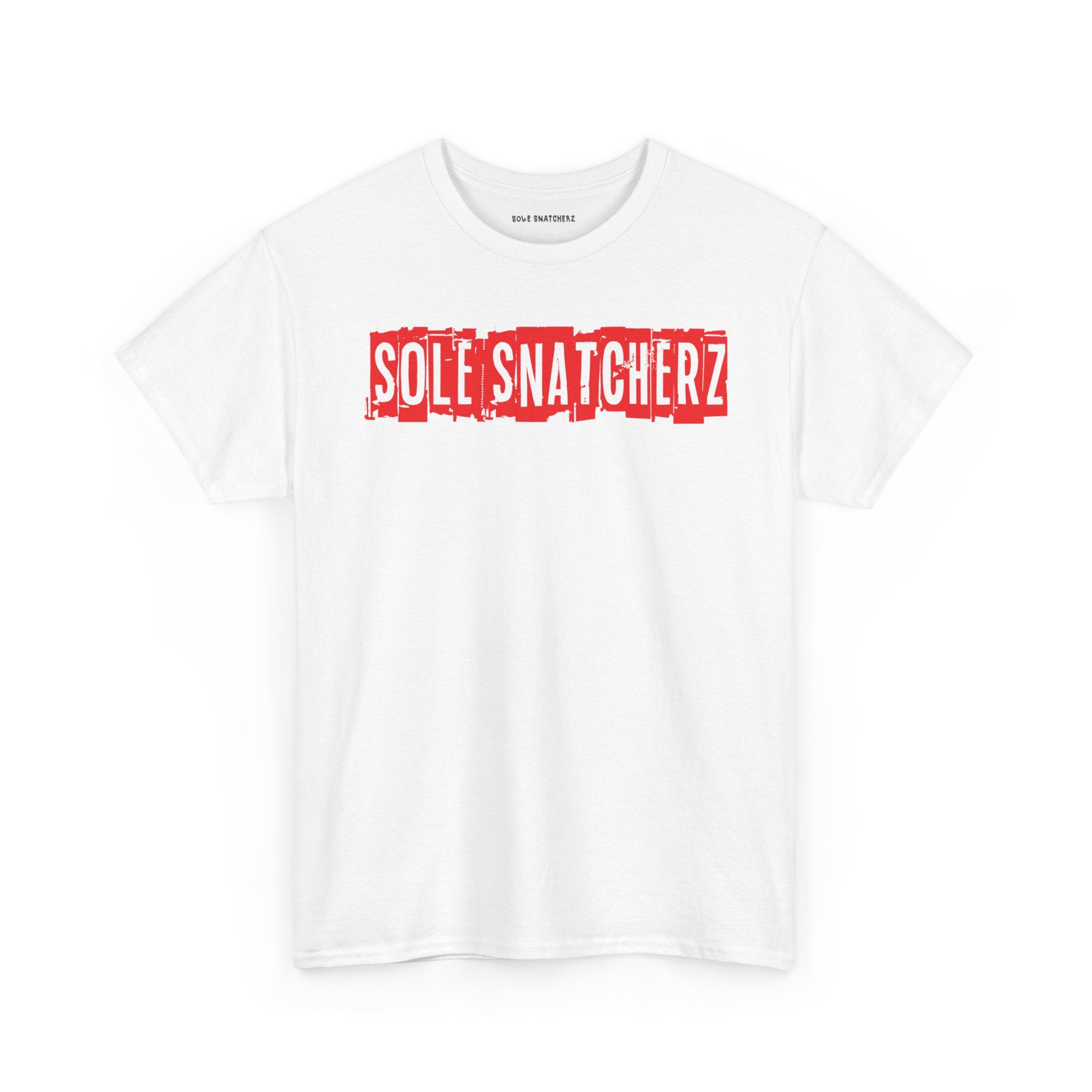 Sole Snatcherz Signature Stamp Tee White Red