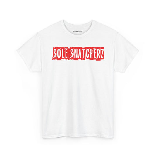 Sole Snatcherz Signature Stamp Tee White Red