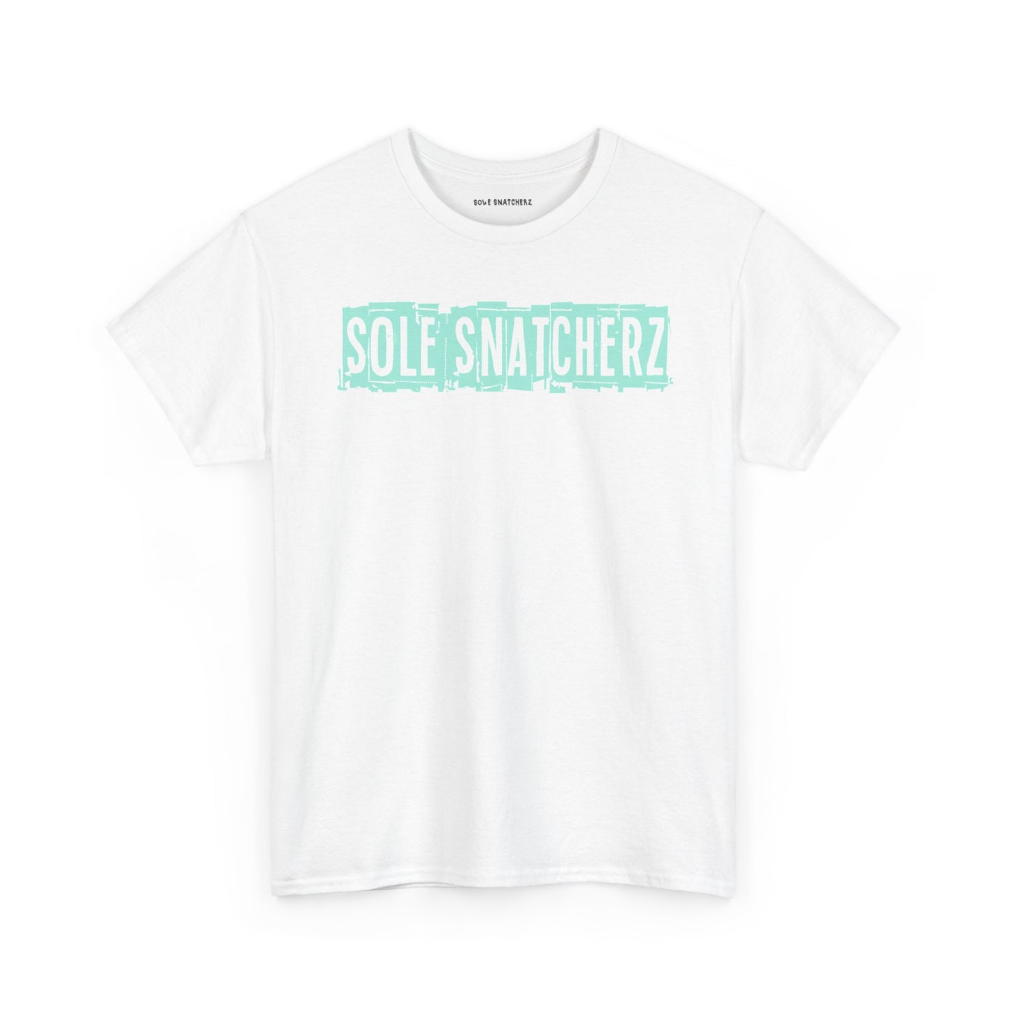 Sole Snatcherz Signature Stamp Tee White Green Glow