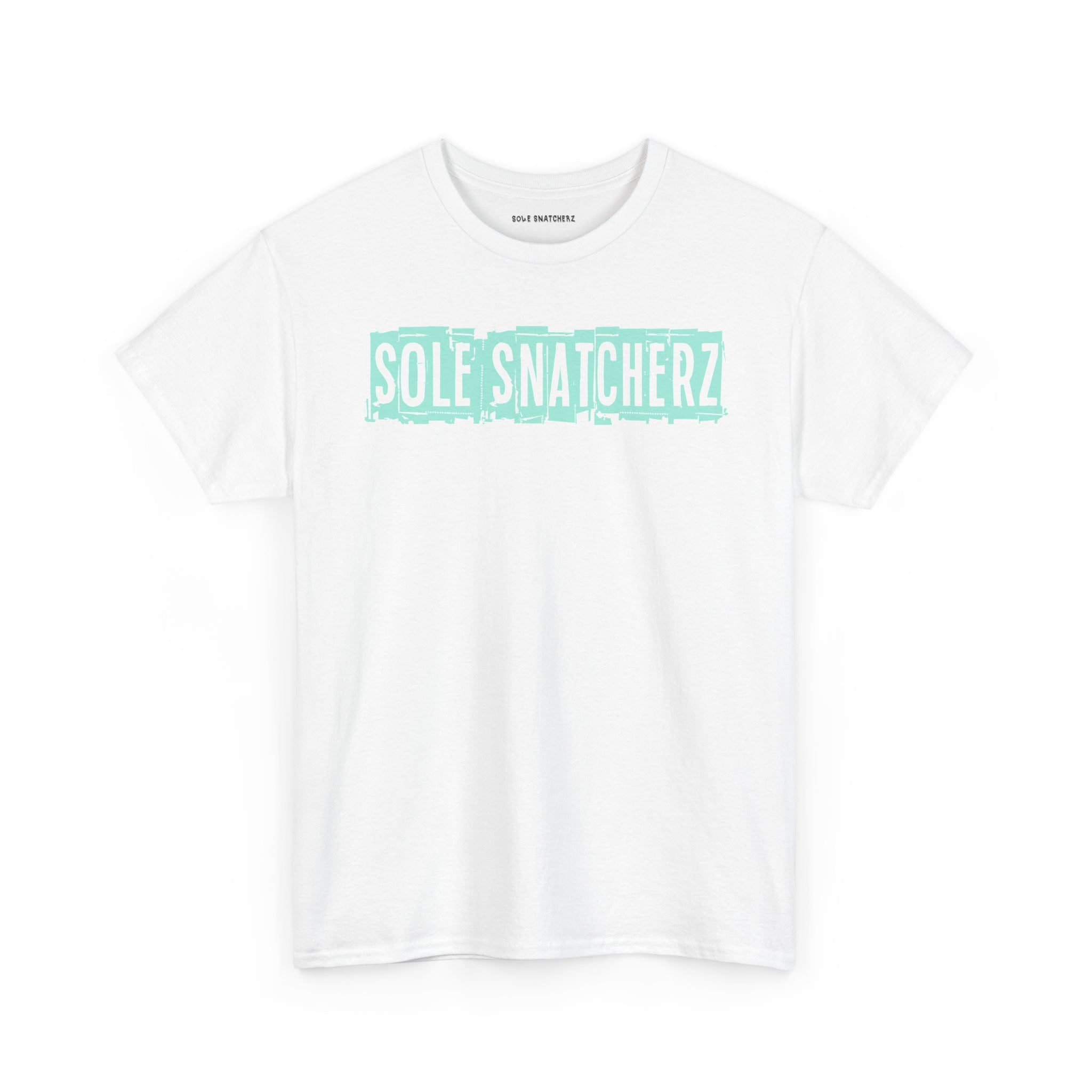 Sole Snatcherz Signature Stamp Tee White Green Glow
