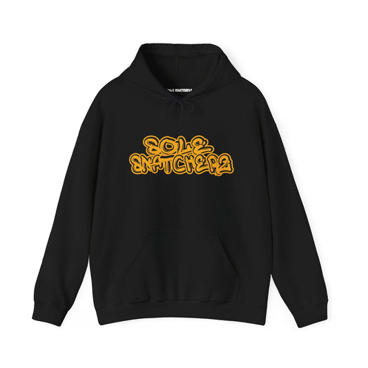 Sole Snatcherz Graffiti Hoodie Black Yellow