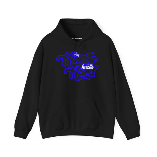 Stay Humble Hustle Hard Hoodie Black Royal