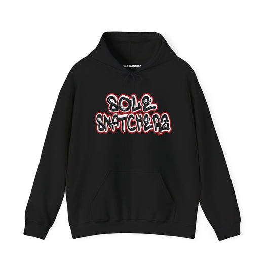 Sole Snatcherz Graffiti Hoodie Black Red