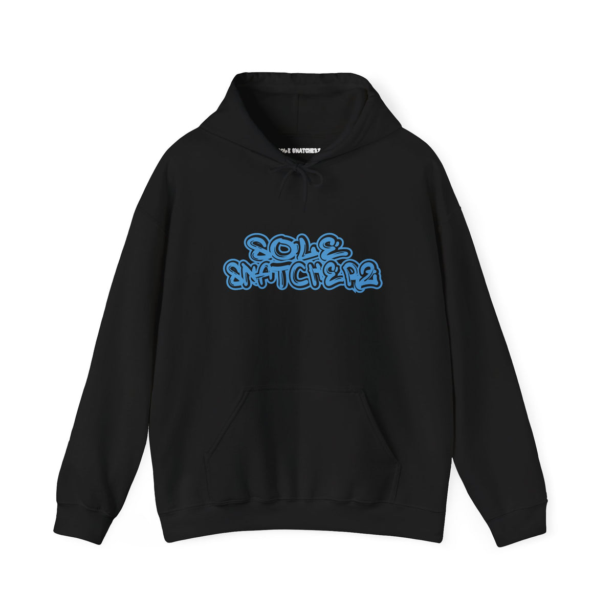 Sole Snatcherz Graffiti Black and UNC Blue Hoodie