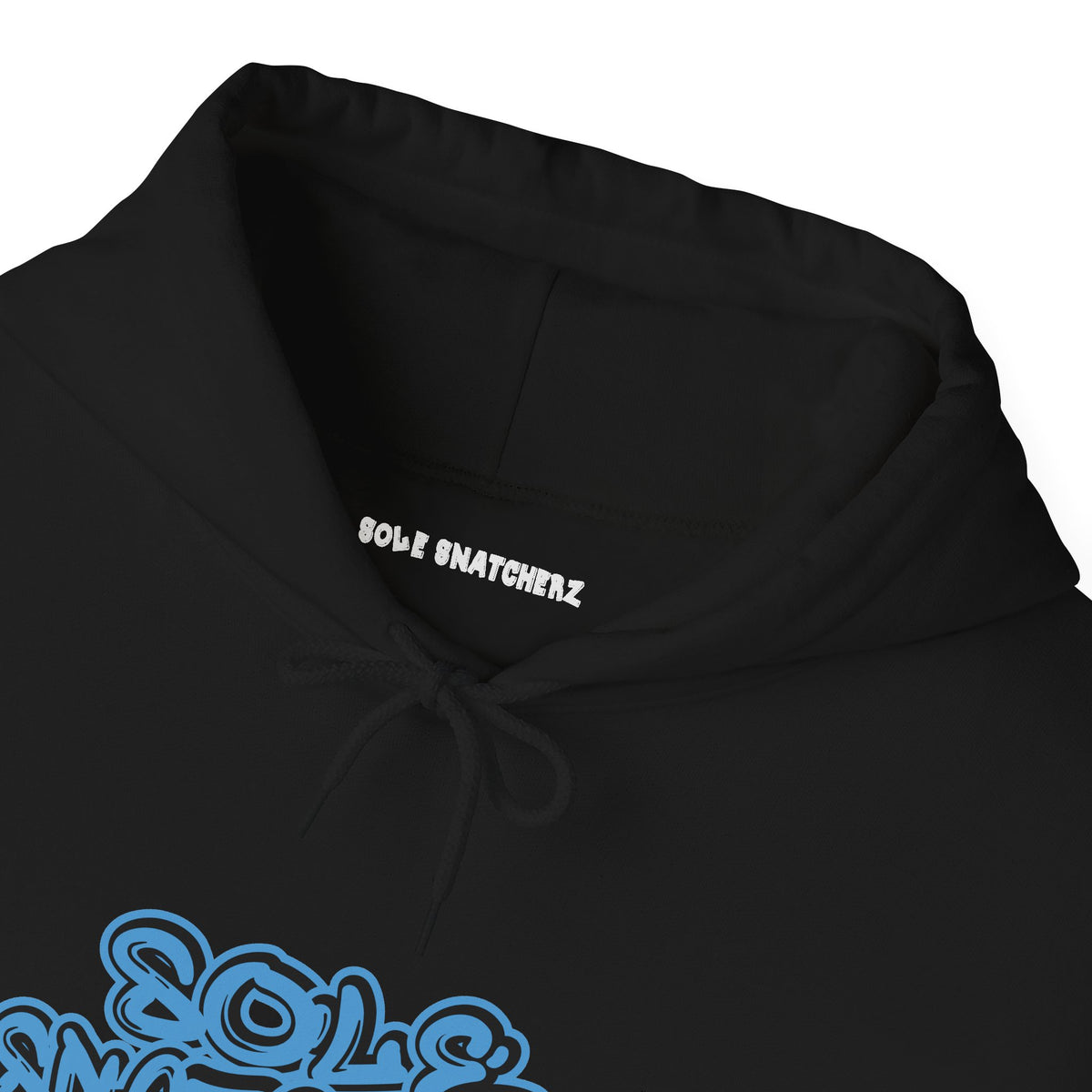 Sole Snatcherz Graffiti Black and UNC Blue Hoodie