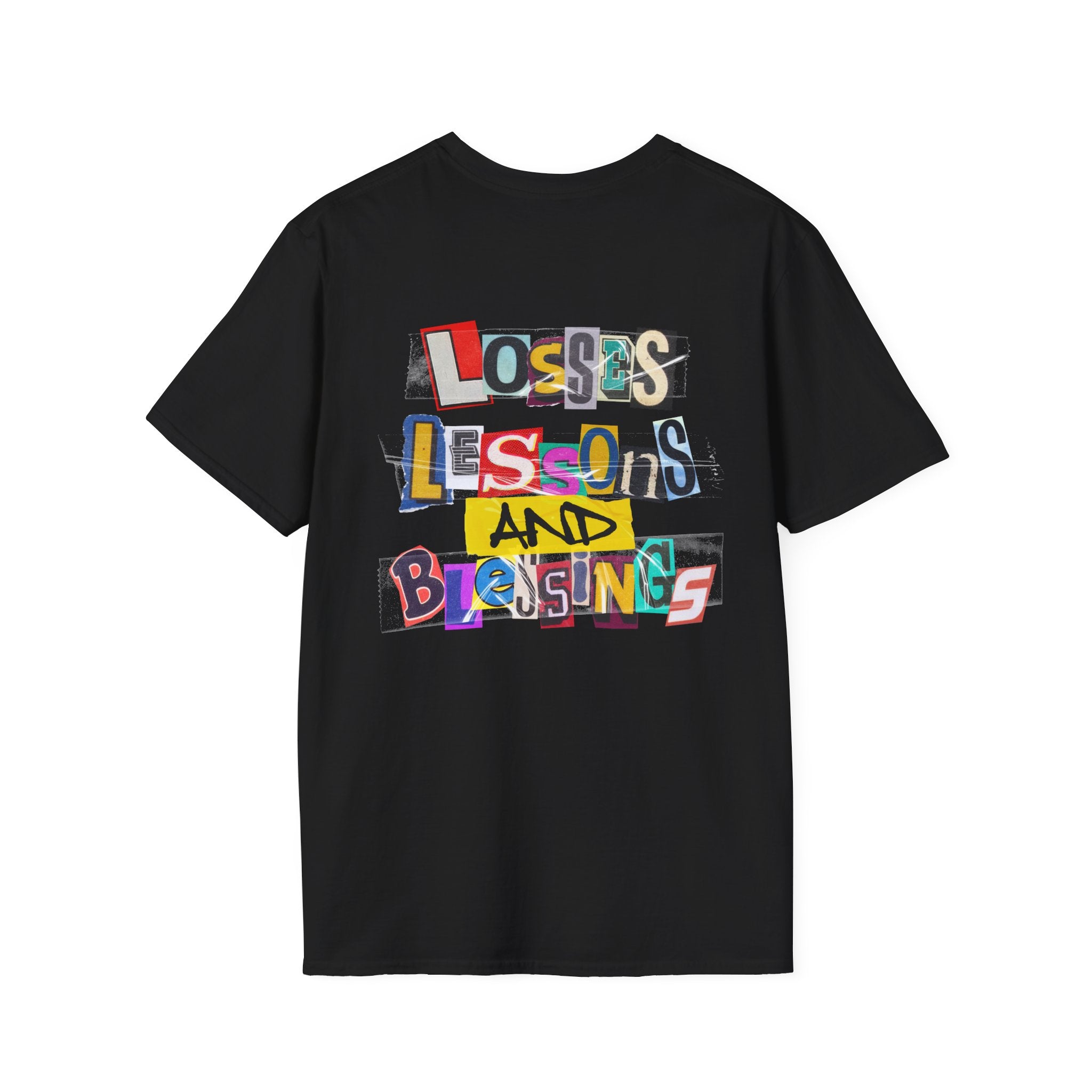 Losses, Lessons, and Blessings Tee Black