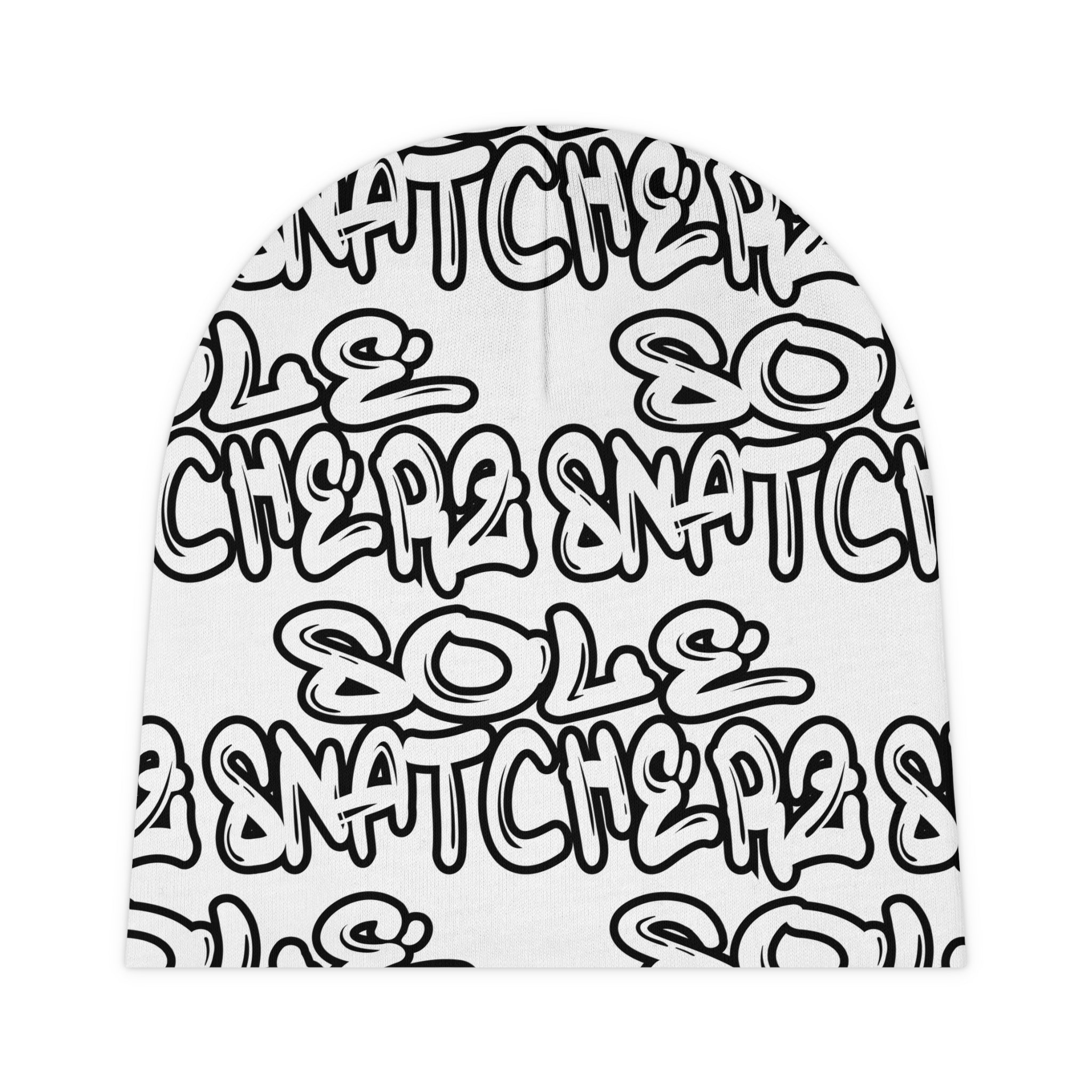 Sole Snatcherz Graffiti Beanie White