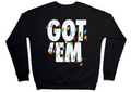 GOT 'EM Holiday Crewneck Sweatshirt Black