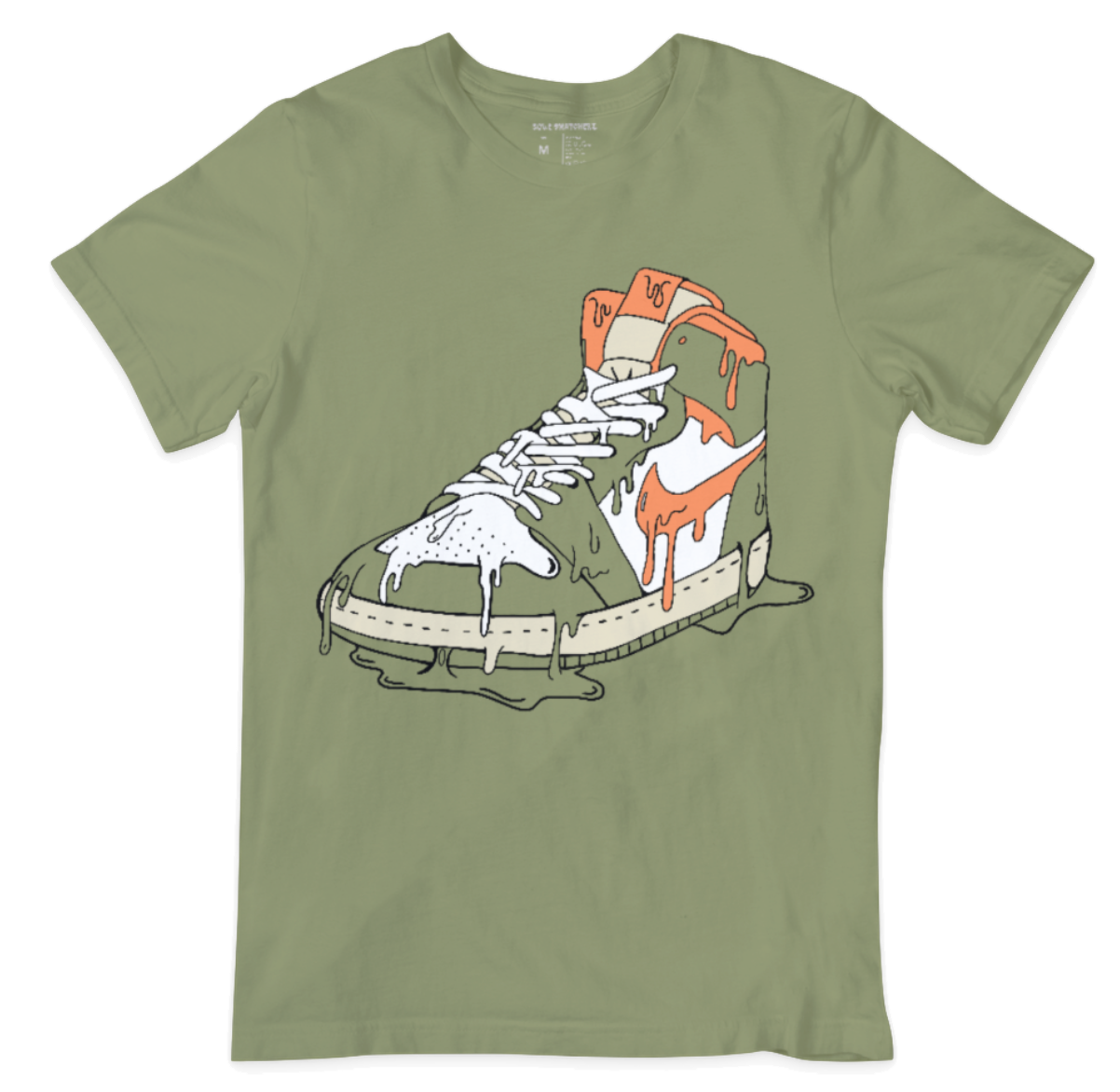 Craft Celadon Retro 1 Drip Tee Olive