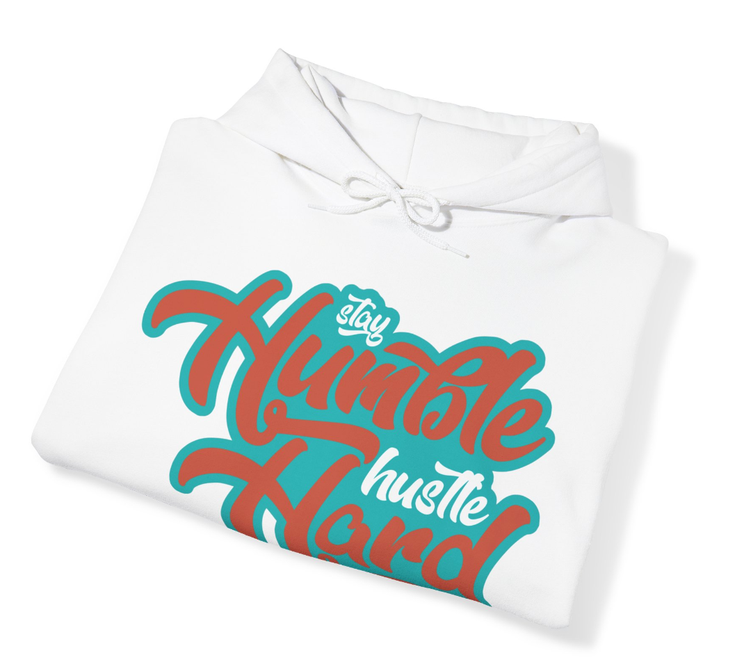 Stay Humble Hustle Hard MIA Hoodie White