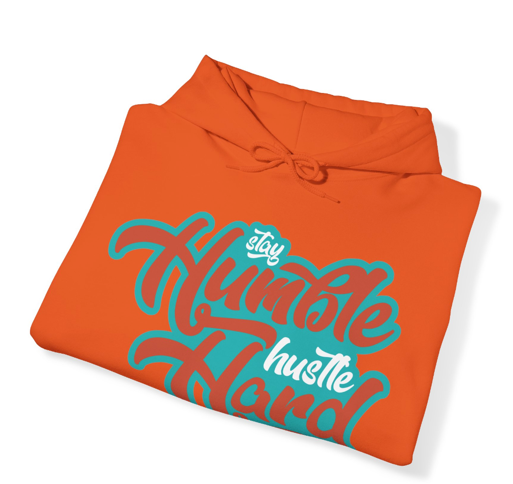 Stay Humble Hustle Hard MIA Hoodie Orange