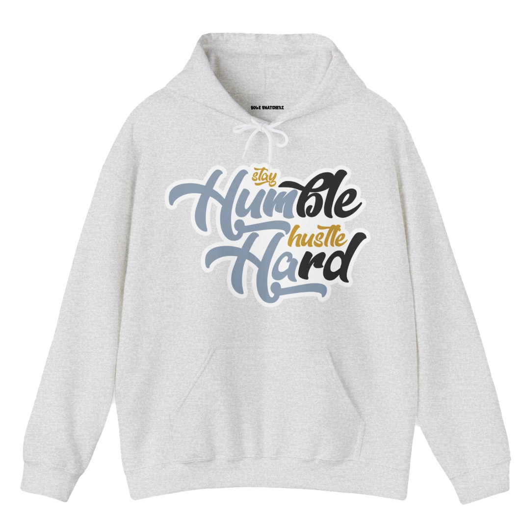 Stay Humble Hustle Hard "Blue Grey" Hoodie