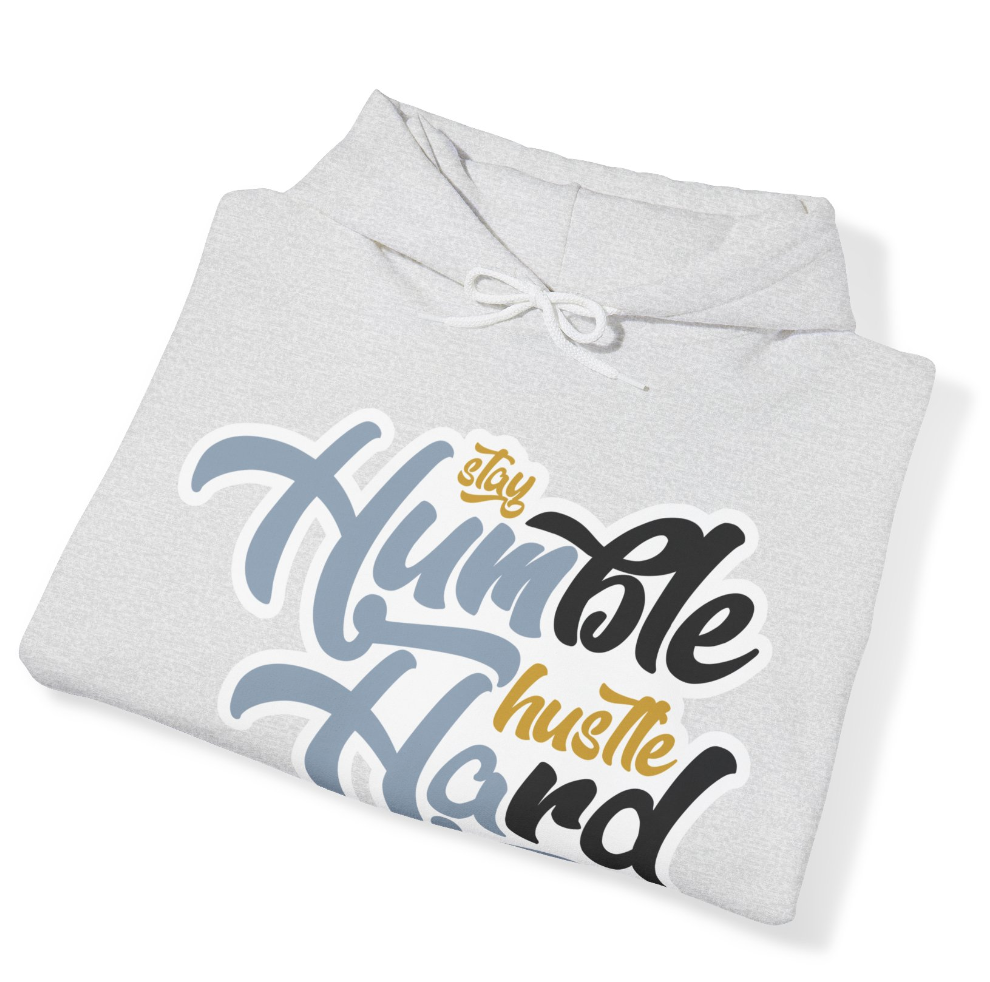 Stay Humble Hustle Hard "Blue Grey" Hoodie