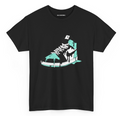 Retro 1 Drip Tee Green Glow Black