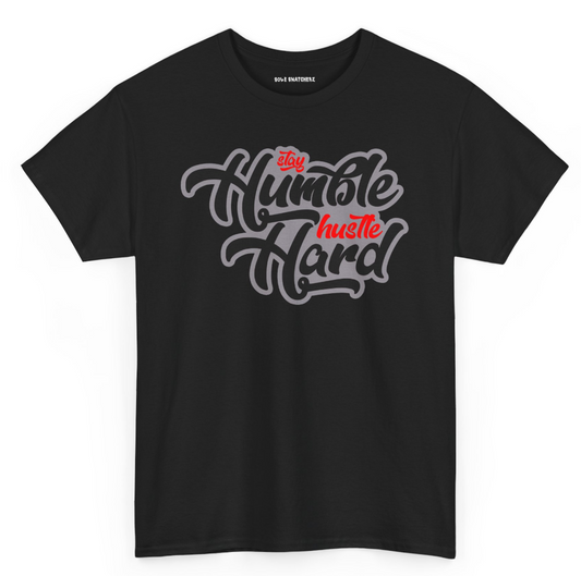 Stay Humble Hustle Hard Tee BRED Reimagined