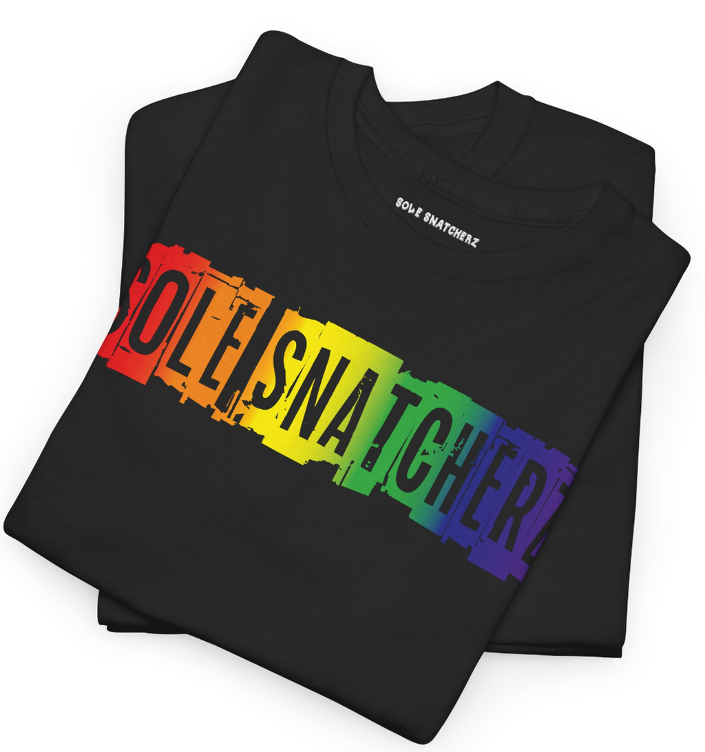 Sole Snatcherz Signature Stamp Pride Tee Black