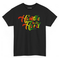 Stay Humble Hustle Hard Juneteenth Tee Black
