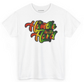 Stay Humble Hustle Hard Juneteenth Tee White