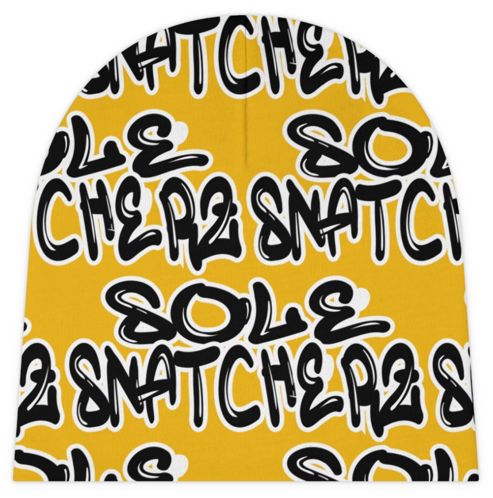 Sole Snatcherz Graffiti Beanie Gold